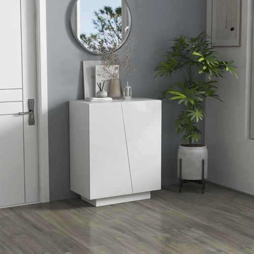 High gloss sideboard storage - high,