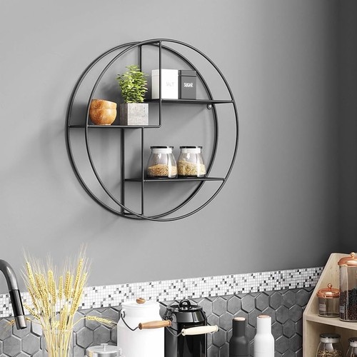 Industrial round metal wall - industrial,