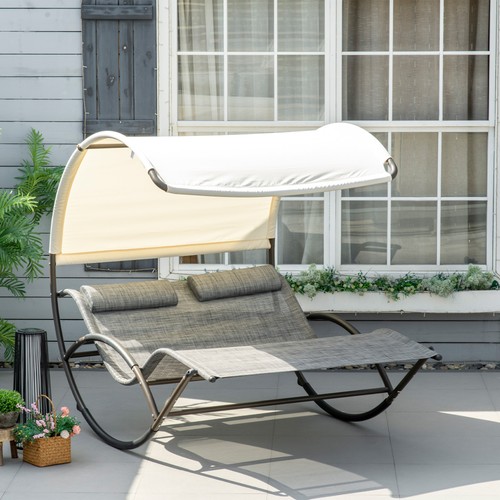 Outsunny outdoor rocking bed - outdoor,