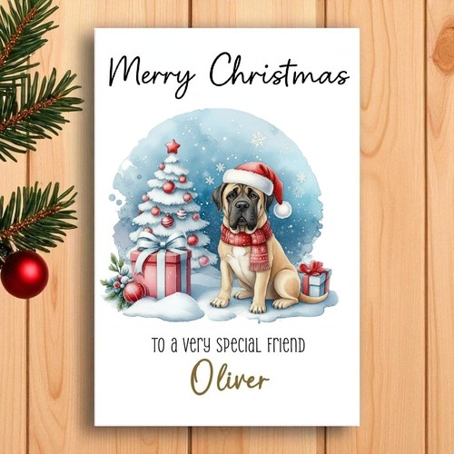 Personalised english mastiff - personalised,