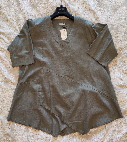 Kasbah 100 linen tunic top - 100%,