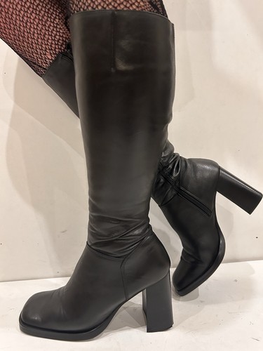 Vintage faith black leather - faith,