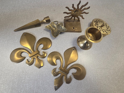 Vintage brassware job lot - brassware,