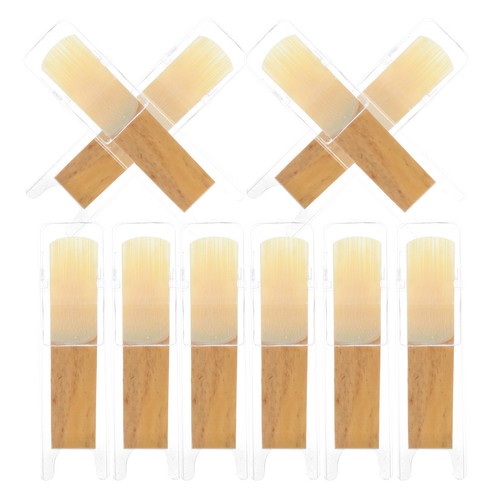 10pcs beige wooden saxophone - 10pcs,