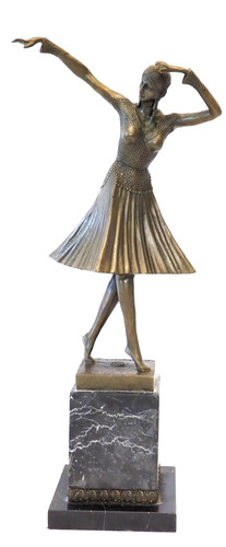 Art deco bronze - deco,