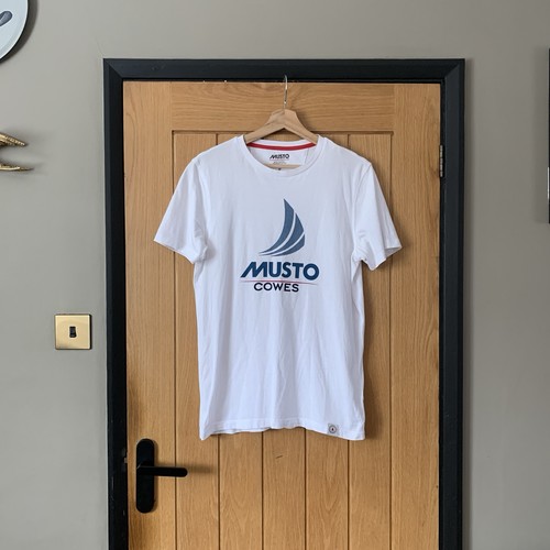 Musto white marine graphic - marine,