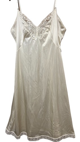 Full slip ivory lace trim - ivory,