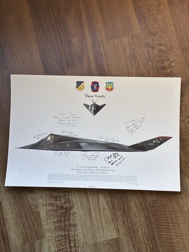 Signed 117a nighthawk - f-117a,