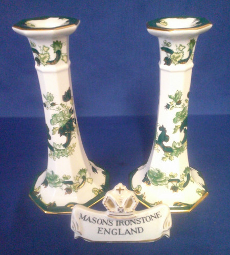 Vintage masons ironstone green - masons,