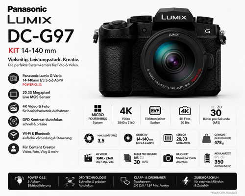 Panasonic lumix g97 - panasonic, dc-g97