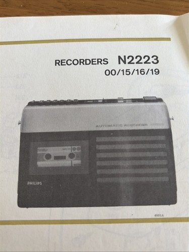 N2223 philips tape - tape, cassette