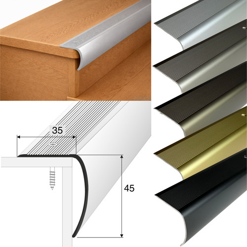 Aluminium stair nosing - stair,