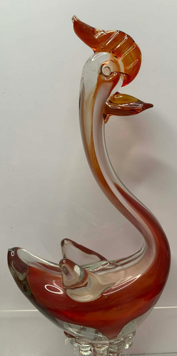 Vintage murano style duck - murano,