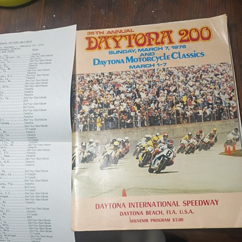 Vintage 1976 daytona 200 - vintage,