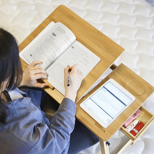 Foldable laptop desk bed table - laptop,