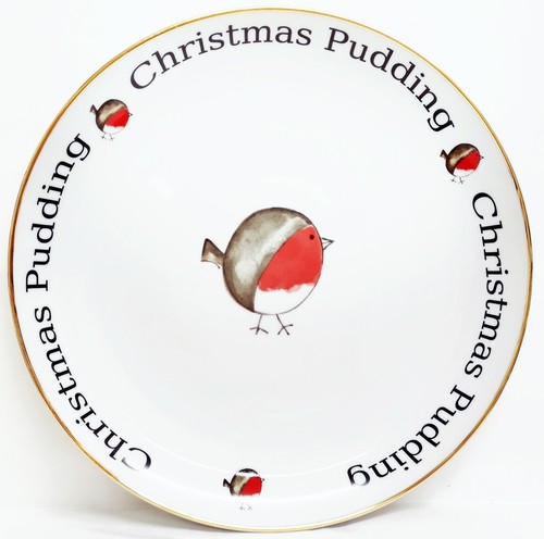 Fat robin christmas pudding - fat,