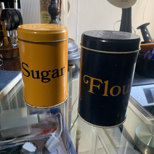 Vintage flour sugar - flour/sugar, duster