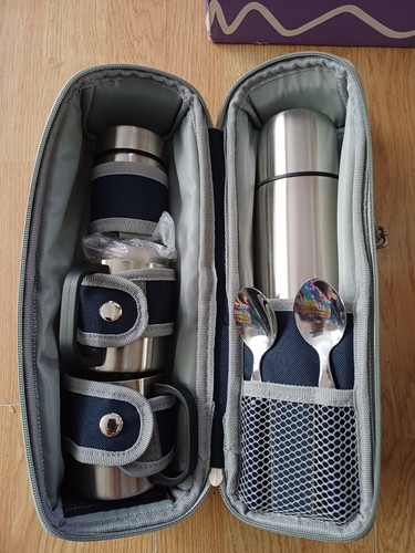 Flask picnic camping zip - picnic,