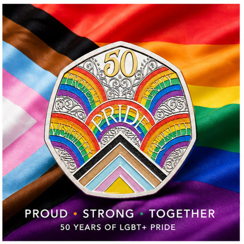2022 pride 50p royal mint - pride,