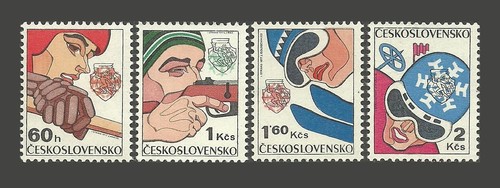 Czechoslovakia stamps 1977 the - stamps,