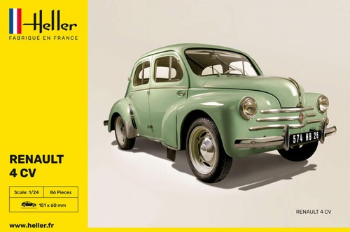Heller 80762 renault - renault, 4cv