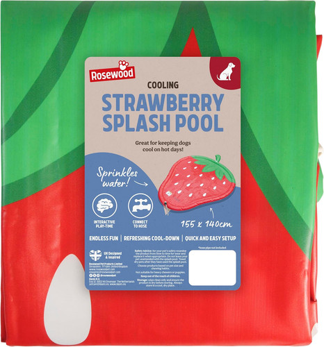 Cooling strawberry splash mat - splash,
