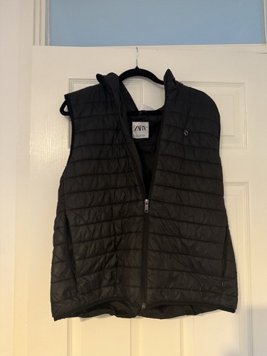 Zara men black gilet - zara,