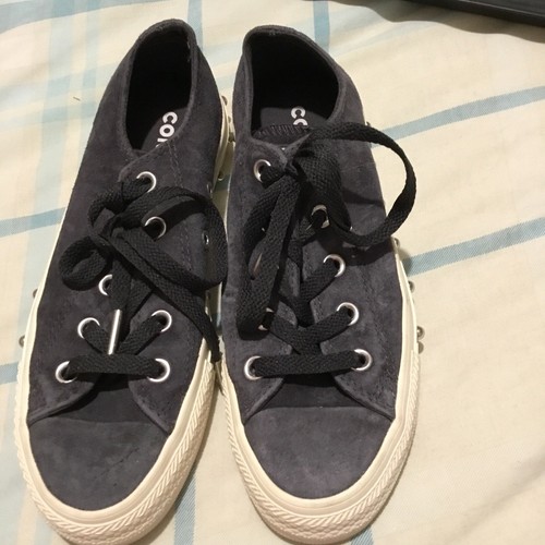 Converse dark grey - , studded