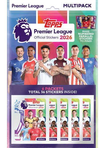 Premier league stickers 2026 - league,
