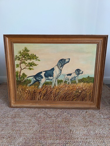 Vintage english pointer dogs - pointer,
