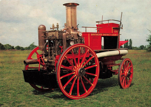 Postcard steam engine 1894 - uk,