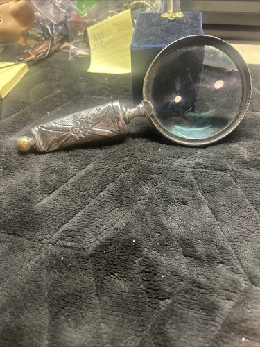 Old magnifying glass - old,