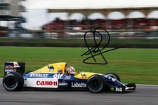 Nigel mansell signed - nigel, autograph