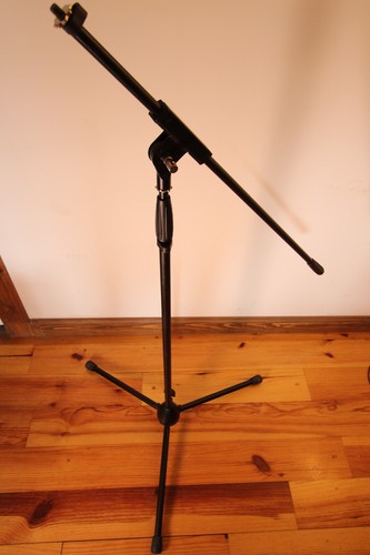Microphone boom stand - microphone,