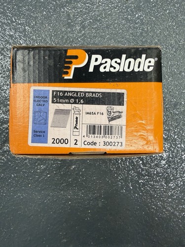 Paslode f16 angled brad nails - f16,