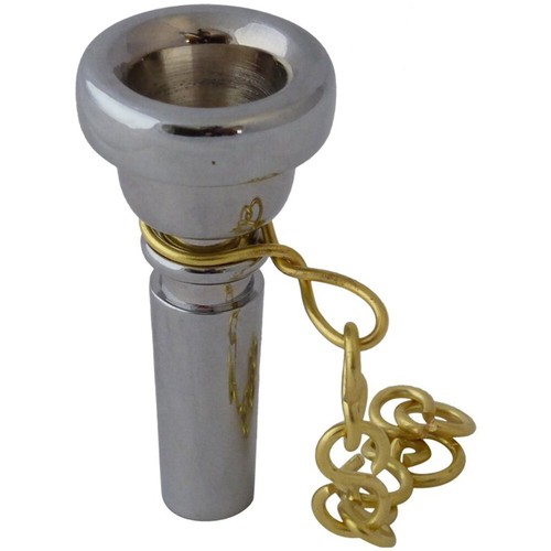 Bugle plated brass - brass, mouthpiece