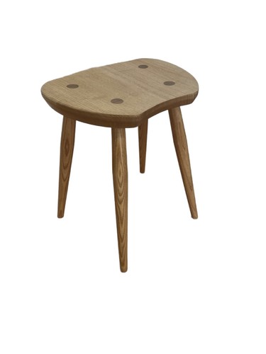 Ercol saddle stool - stool, oak