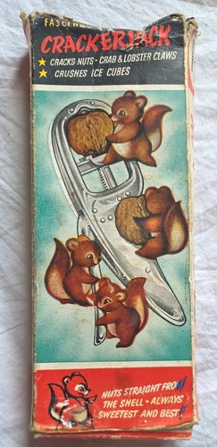 Vintage boxed crackerjack - vintage, nut