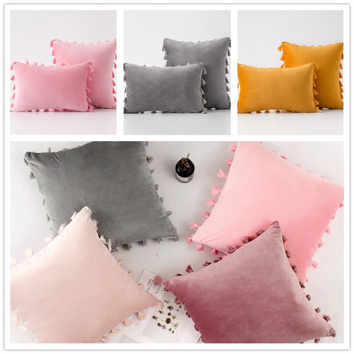 Pom velvet boudoir - velvet, cushion