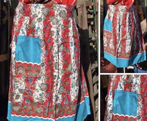 Vintage 1950s pinny apron - pinny/,