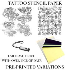 Pre printed tattoo - a4, pre-printed