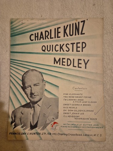 Charlie kunz quickstep - charlie, medley