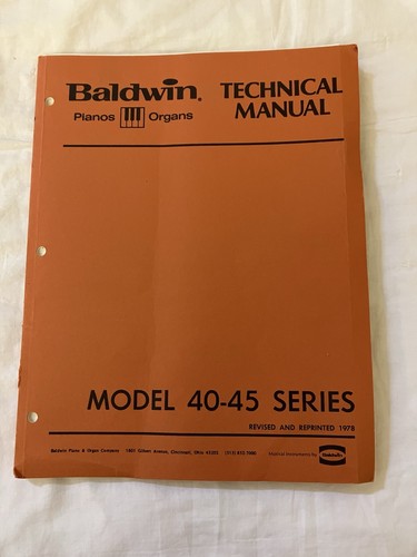 Baldwin technical manual - technical,