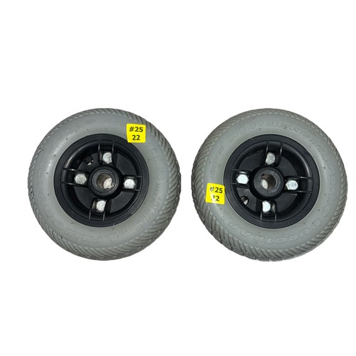 Pair rear drive wheels tires - pair,