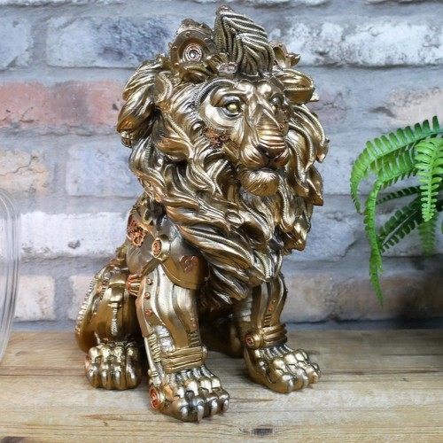 Steampunk lion ornament - steampunk, home