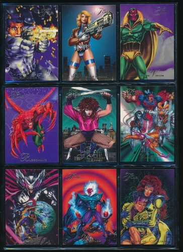 Lot 1994 flair marvel - (12),
