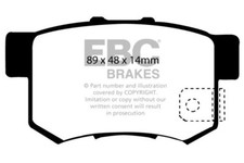 Ebc greenstuff rear brake pads - rear,