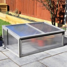 Wooden cold frame - mini, green