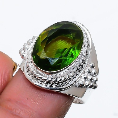 Green peridot gemstone 925 - green,