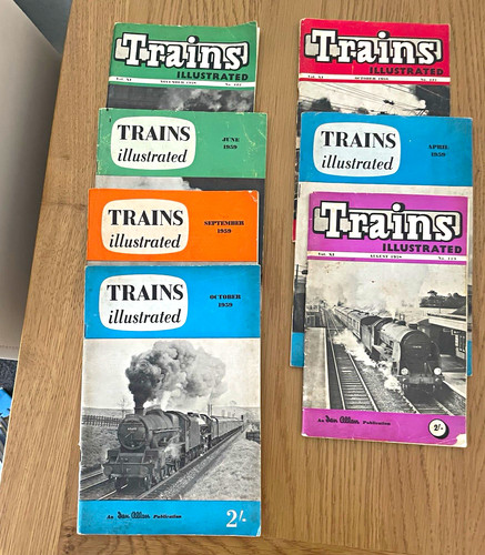 Trains illustrated magazines - trains,